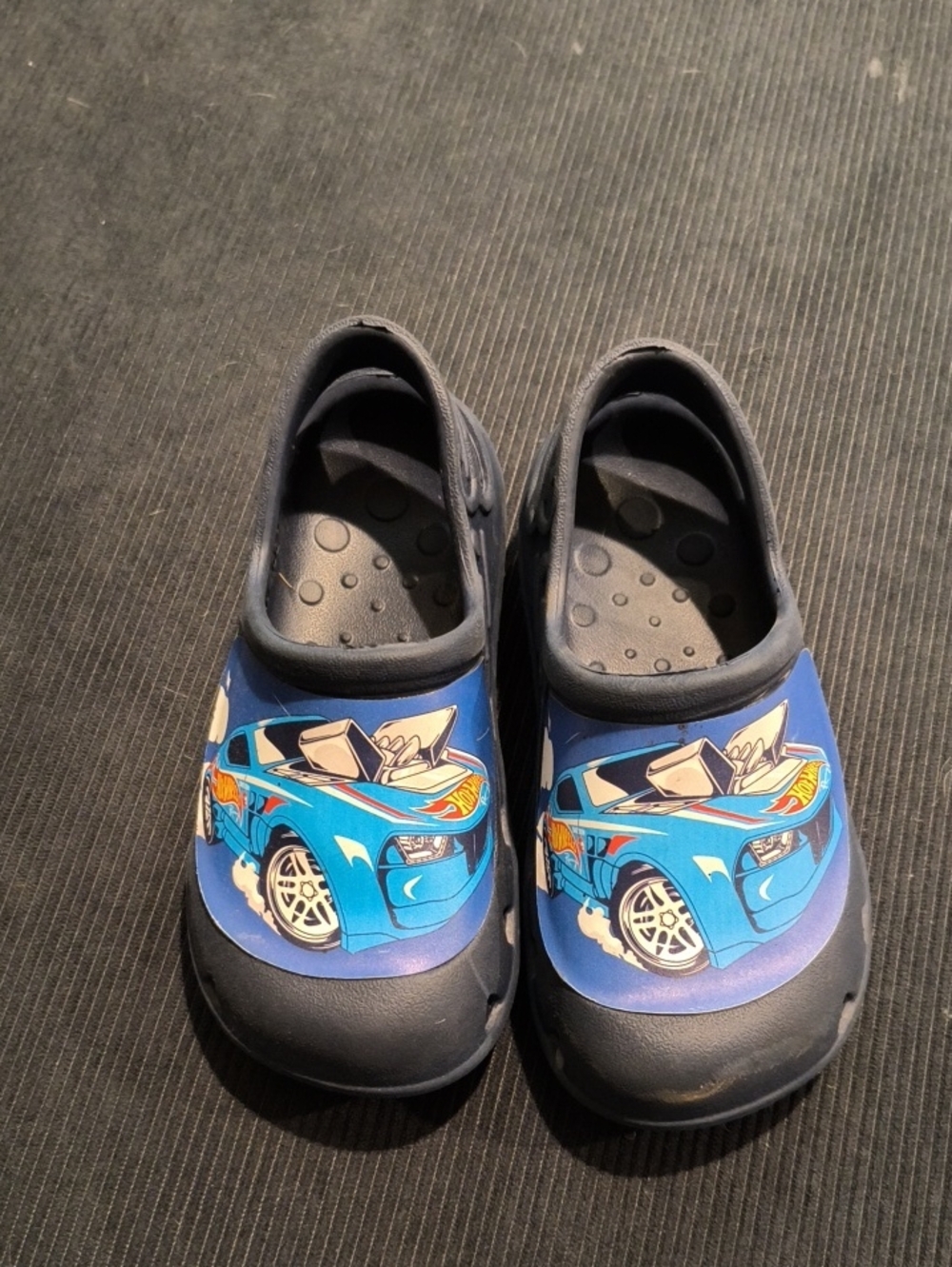 Kids Blue Car Clogs - Unbranded